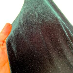 Green Velvet formal dress
